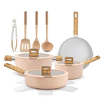 14-Piece NutriChef Non-Stick Ceramic Cookware Set