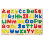 Melissa & Doug Upper & Lower Case Alphabet Letters Wooden Puzzle