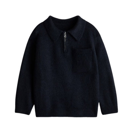 Boys' Half-Zip Polo Sweater