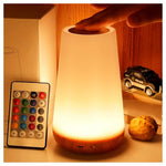 Dimmable Touch Bedside Lamp with 13 RGB Colors