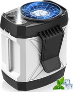 4-in-1 Rechargeable Portable Waist Fan with LED Light