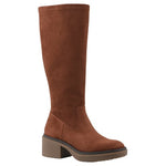 White Mountain Women's Tall Faux Suede Stretch Boot