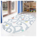 LIVEBOX 4'x6' Road Traffic Washable Kids Rug