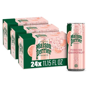 24 Maison Perrier Forever Grapefruit Sparkling Water Cans (11.15oz)