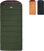 TETON Sports Bridger -35F Canvas Sleeping Bags (Green & Rose)