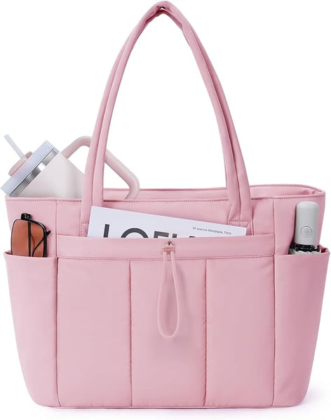 20L Puffer Tote Bag w/ Cup Holder (2 Colors)