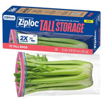 10 Ziploc Tall Food Storage Bags