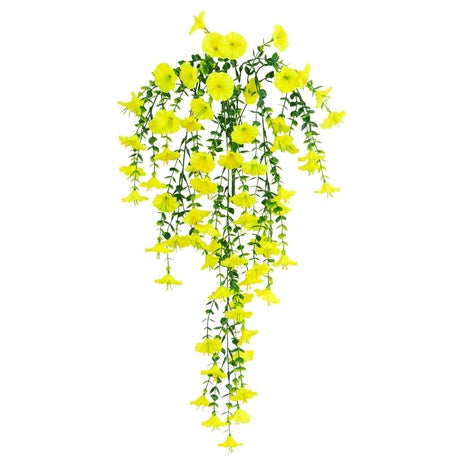 Set Of 6 Nearly Natural 30" Morning Glory Artificial Hanging Plant