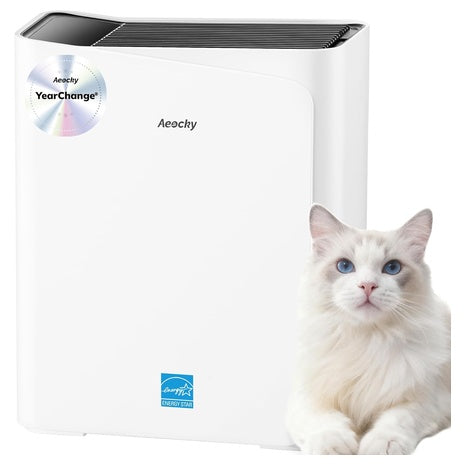 Energy Star Air Purifier for 2300 sq ft with Multi-Effect Filter & Air Quality Monitor