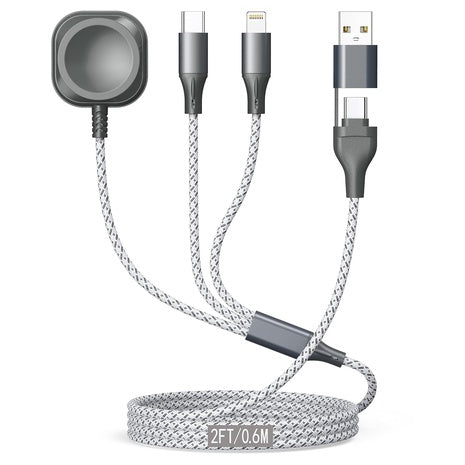 Multi Charging USB-C Cable with Apple Watch Charger