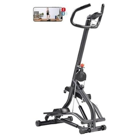 Sunny Health & Fitness 16.9" Mountain Climb Stair Stepper With Handlebar