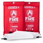 2-Pack Emergency Fire Safety Blankets