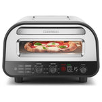 Chefman 12" Indoor Electric Pizza Maker Oven W/ Stone & Peel (Stainless Steel)