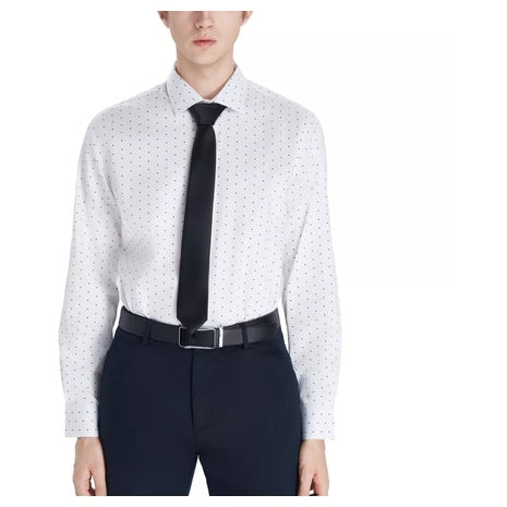 Bar III Men's Even Dot Print Dress Shirt
