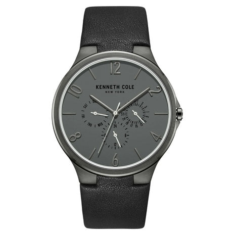 Enneth Cole 44.0 Mm Classic Quartz Dark Grey Dial Men's Watch