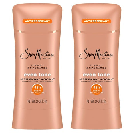 2-Pack SheaMoisture Even Tone Deodorant Sticks