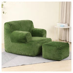 Giant Bean Bag Chair with Ottoman