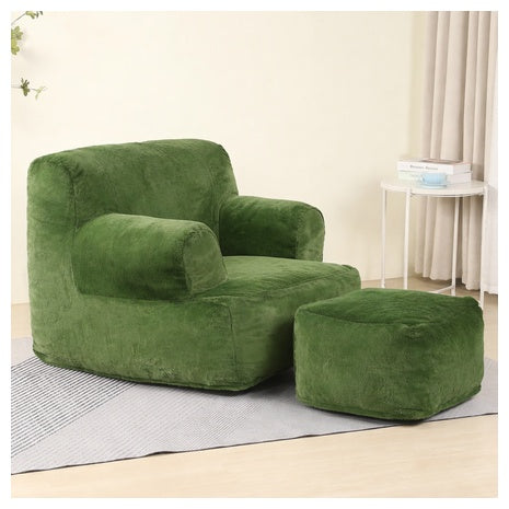 Giant Bean Bag Chair with Ottoman
