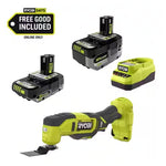 RYOBI ONE+ 18V Kit W/ 4.0Ah Battery, 2.0Ah Battery, Charger & ONE+ Multi-Tool