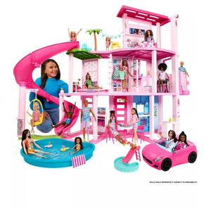 Barbie Dreamhouse Pool Party Doll House w/ 3 Story Slide