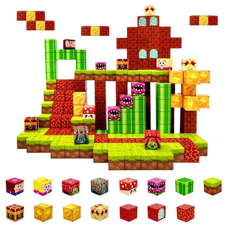 48 Magnetic Building Blocks