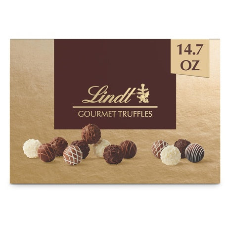 Lindt Gourmet Truffles Chocolate Candy Gift Box (Kuf-K)