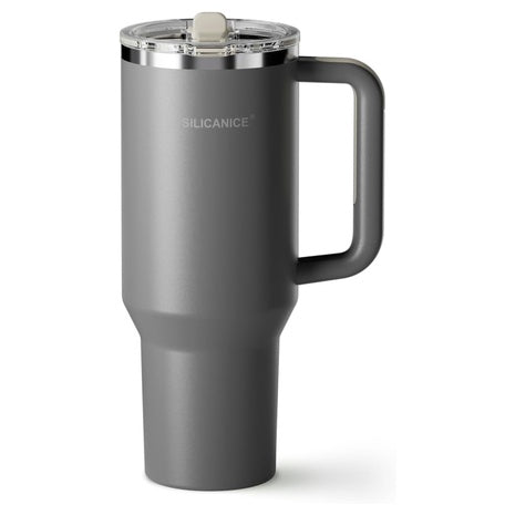 40oz Easy Clean Pro Stainless Steel Tumbler with Handle & Straw