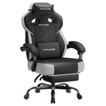 GTPLAYER Big & Tall Gaming Chair, Wide Seat With Footrest