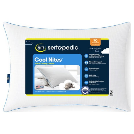 4-Pack Serta Cool Nites Queen Pillows