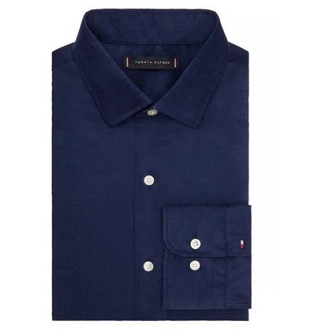 Tommy Hilfiger Men's Regular Fit Corduroy Dress Shirt