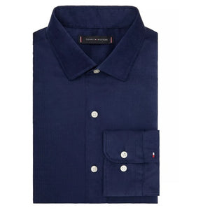 Tommy Hilfiger Men's Regular Fit Corduroy Dress Shirt