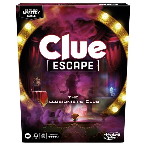 Clue Escape The Illusionist’s Club Board Game