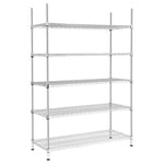 5-Tier 350lb Capacity Adjustable Metal Storage Shelves
