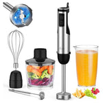 5-in-1 Immersion Hand Blender with Chopper, Beaker, Whisk & Frother