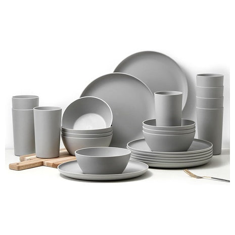 24-Piece Unbreakable BPA-Free Dinnerware Set Service For 8