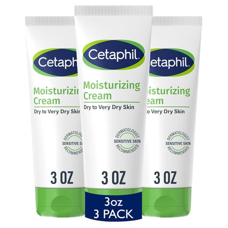 3-Pack Cetaphil Face & Body Moisturizing Cream (3 oz)