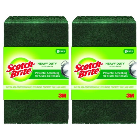 16 Scotch-Brite Heavy Duty Scour Pads