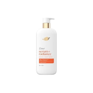 3 Bottles Dove Exfoliating Serum Radiance Body Wash