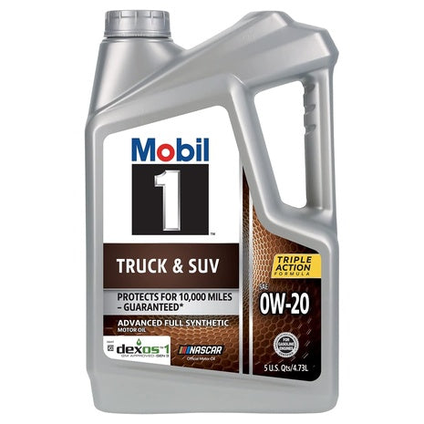 5-Qt Mobil 1 Truck & SUV 0W-20 Full Synthetic Motor Oil