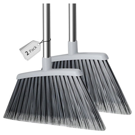 2-Pack Heavy Duty Outdoor Brooms