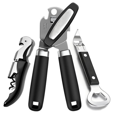 3-Piece Can, Bottle & Wine Opener Set