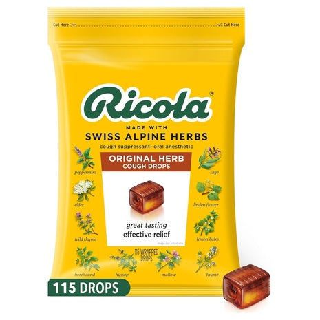 115 Ricola Original Herb Cough Drops