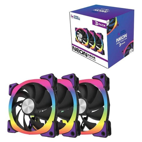 3-Pack Super Flower NEON ARGB 140mm Fan