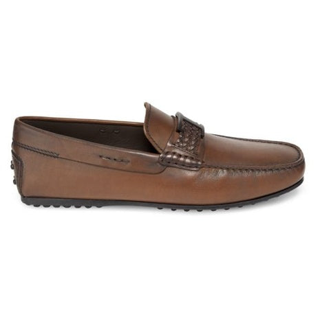 Bit Leather Driver Loafers