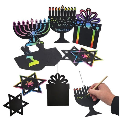 Scratch Art Chanukah Activity