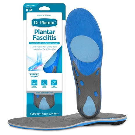 Dr. Plantar Memory Foam Arch Support Pain Relieve Insoles
