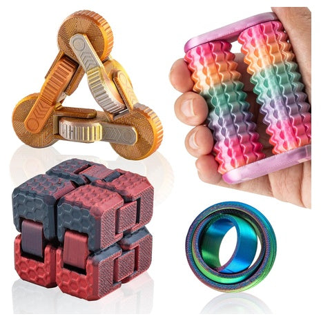 4 Piece Handheld Fidget Toy Set