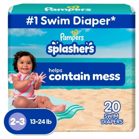 20 Pampers Size 2-3 Swim Diapers