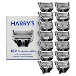 56-Count (4 X 14-Count) Harry's Men's Original Premium Razor Blade Refill Cartridges