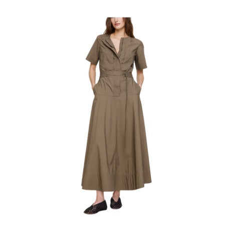 Cotton Poplin Shirt Dress